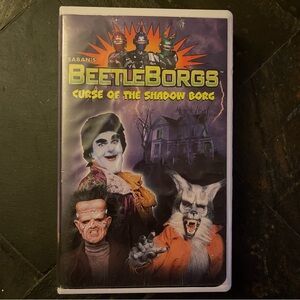 Beetleborgs - Curse of the Shadow Borg (VHS, 1997) Vtg Fox Kids Video Clamshell